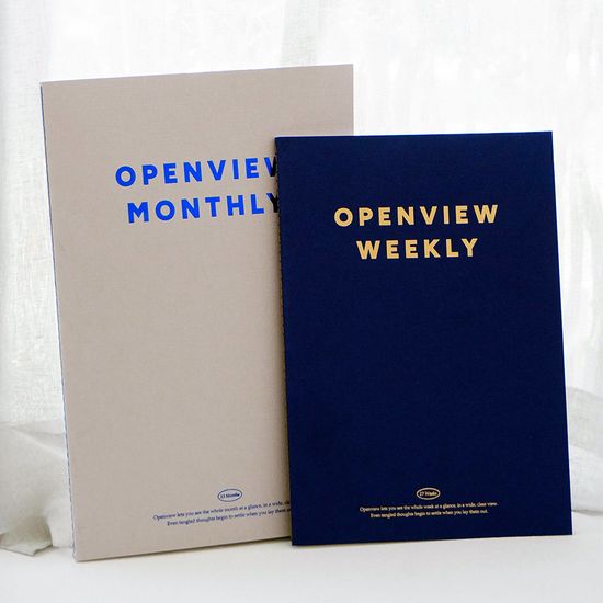 오픈뷰 위클리 플래너 타임테이블 주간 다이어리 B5