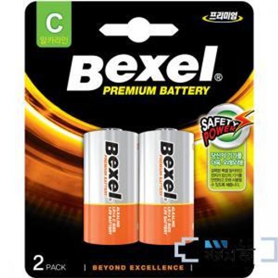 BEXEL 알카라인 D 2 건전지 LR20 (1.5V) 2알(1카드)