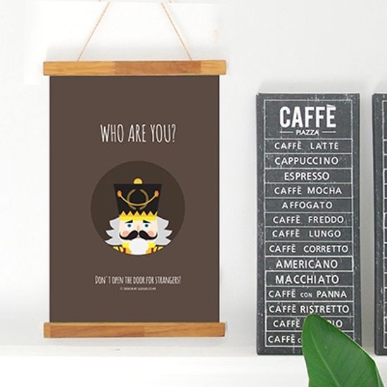 엄마말곤 NO! 패브릭포스터 L Size + 행잉액자 set