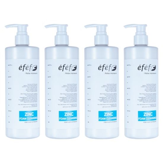 에프에프 대용량 징크 폼클렌징 500ml 4개