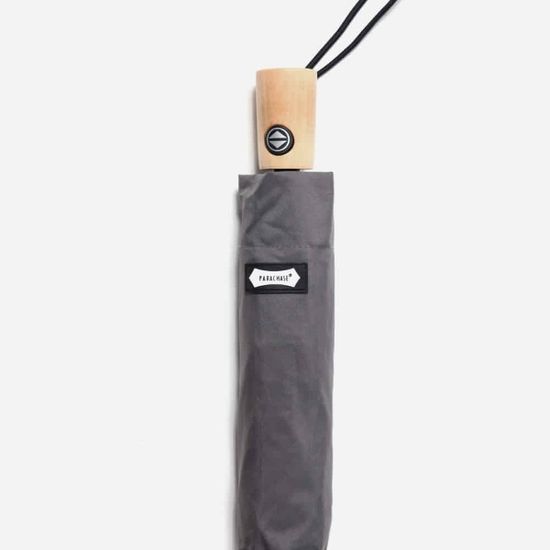 파라체이스 3101 A3 휴대용 우드그립 자동 3단 우산