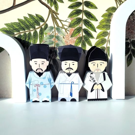 유형원,이익,정약용:농업중시학자_역사페이퍼토이68.3