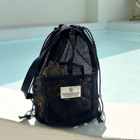 refresh day navy 메쉬백