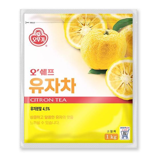 [오뚜기] 오쉐프 유자차 (1kg) x 1봉