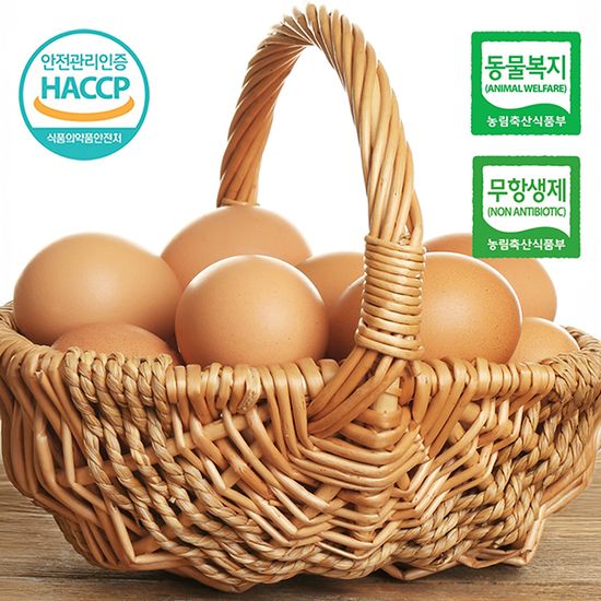 [알알이] 동물복지 난각번호2번 유정란 60구