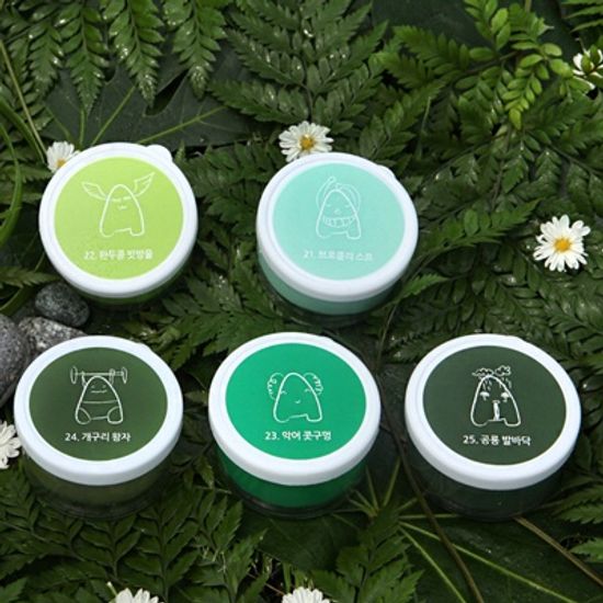 [아리부바] 클레이 그라데이션 초록계열 Set