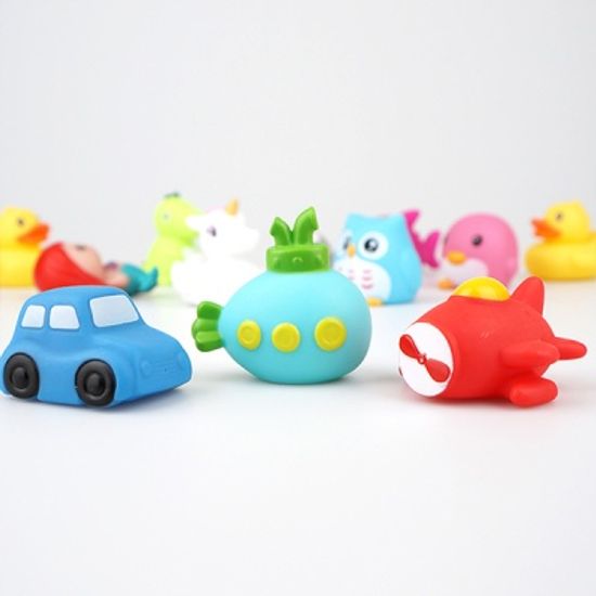 반짝반짝 LED 목욕놀이 친구들 3개세트 4종 장난감