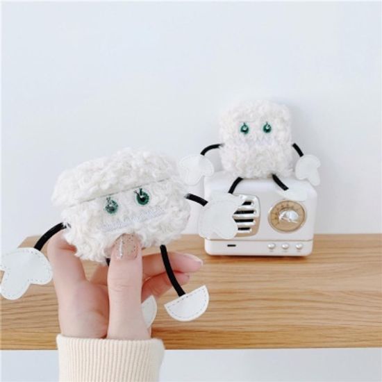 에어팟 1/2/프로 커플 왕눈이 인형 털 뽀글이 케이스