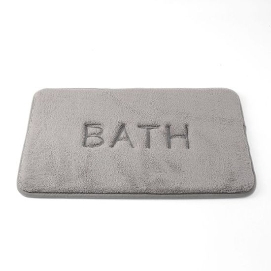 바쓰 극세사 메모리폼 발매트(그레이)욕실매트 발닦개