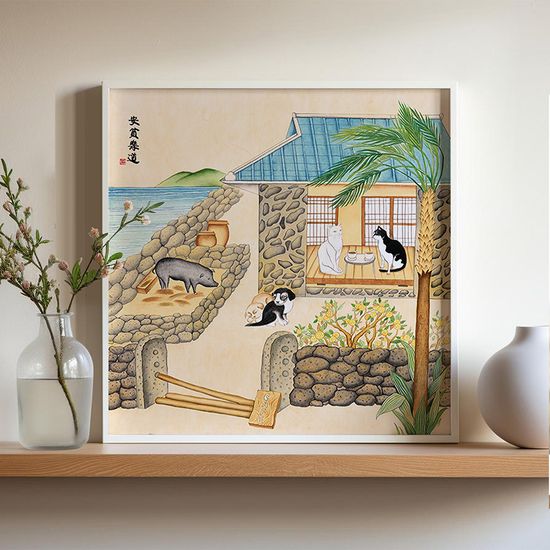 안빈낙도, 루씨쏜 작가 그림