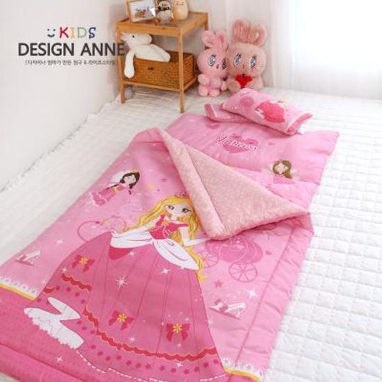 알러지케어 해피프린세스 키즈이불+토퍼+베개 3종세트