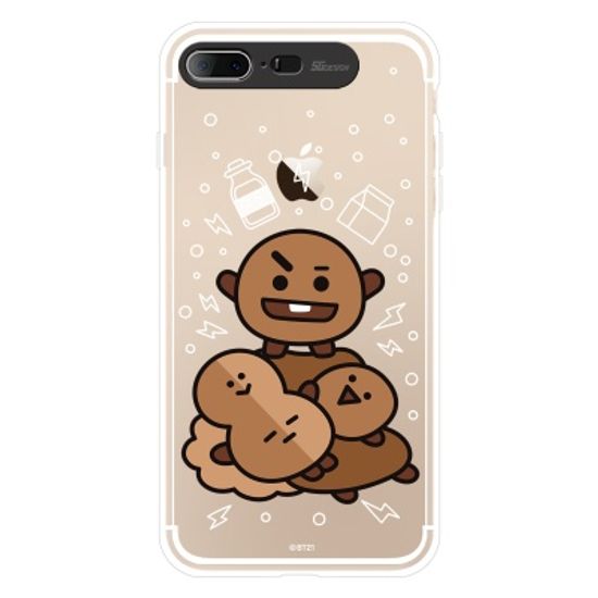 BT21 iPhone8 Plus /7+ 슈키 클리어 라이팅 케이스 (SOFT)