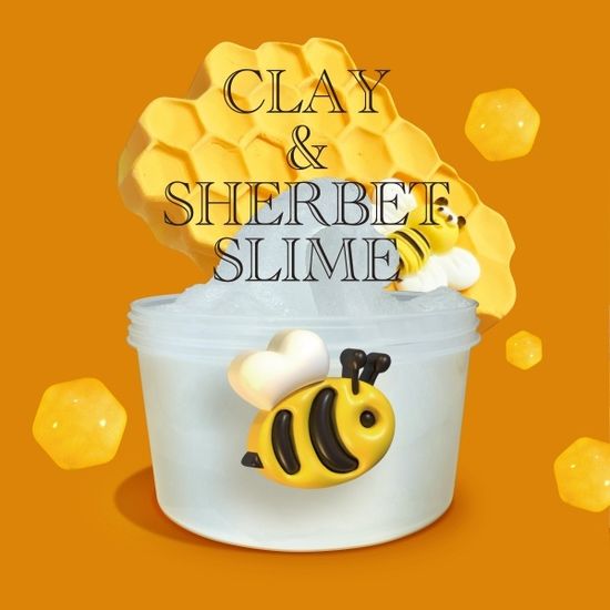 [젤리블리스] 꿀잼샤벳 200ml+점토 /수제슬라임