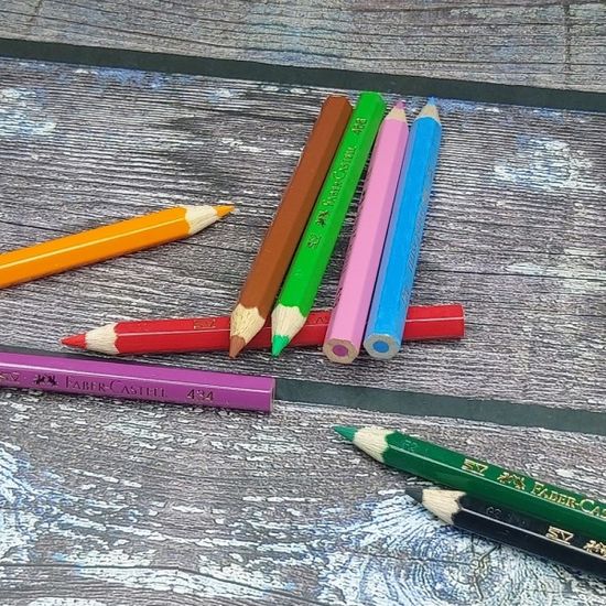 파버카스텔 유성색연필 미니 지관 12색 115851 10개