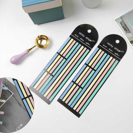 파스텔 인덱스 필기 중요 공부 붙이는 형광펜세트1P[W