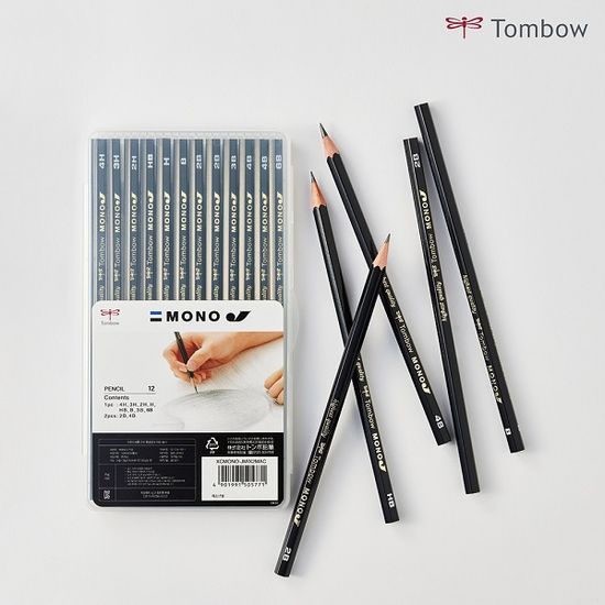 톰보 잠자리의 전설 모노연필 MONO-J 12본 케이스