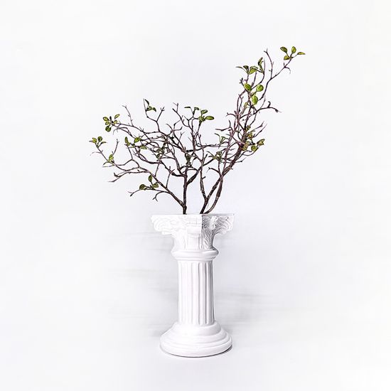 그리스 기둥 로마 신전 오브제 인테리어 석고상 화병