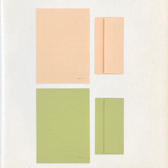 컬러 편지지 세트 (편지지6장+봉투3장)