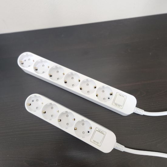 에스탭 국산 멀티탭  4구 과부하차단 스위치 