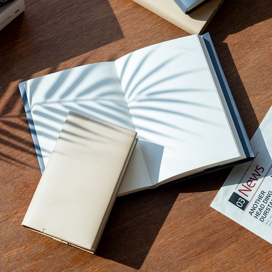 단순생활 레더 프리노트 불렛저널 무지 가죽 노트