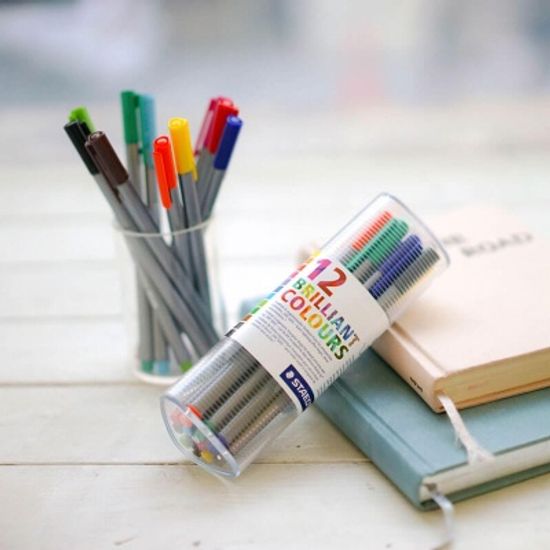 스테들러 트리플러스 화인라이너 334PR12 12색 수성펜 세트[00032151]