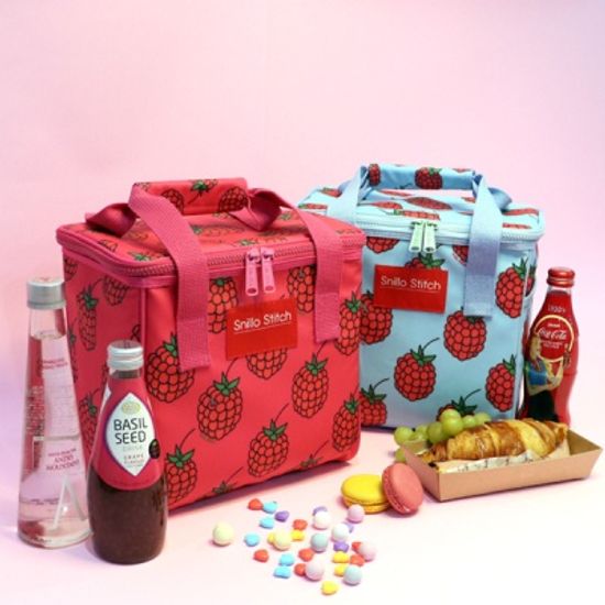 [스닐로스티치] 라즈베리 보냉피크닉가방