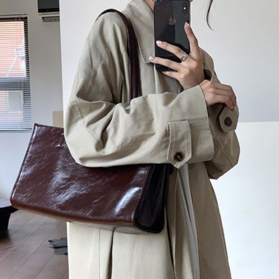 어나더뷰 모노 심플 스퀘어 숄더백 4컬러 no.1199