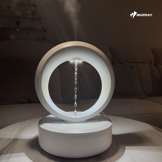 인테리어 LED 물멍가습기 미니 초음파 가습기 HUMI-10