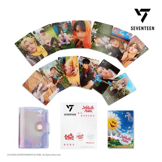 세븐틴 HEAVEN PM 2:14 렌티큘러 미니카드&바인더