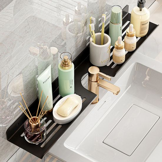 신시아 깔끔 욕실 세면대 수납 벽걸이 선반