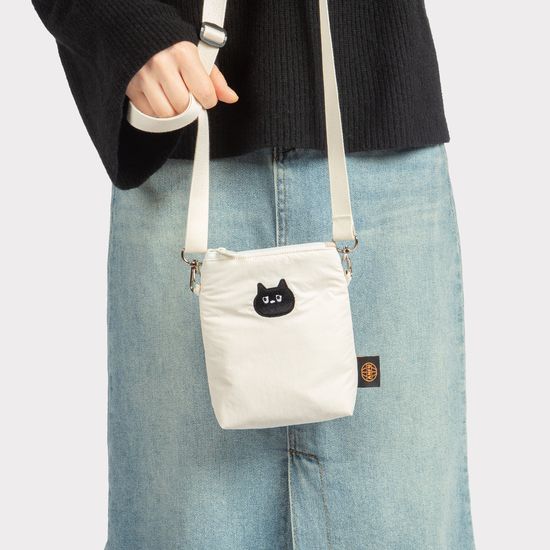 Airy 미니 크로스백 - 깜냥이