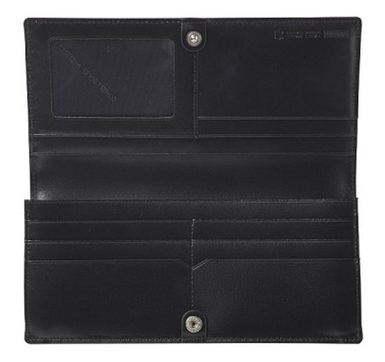 [천연소가죽] 장지갑 메탈 포인트 2 Color [O1874]