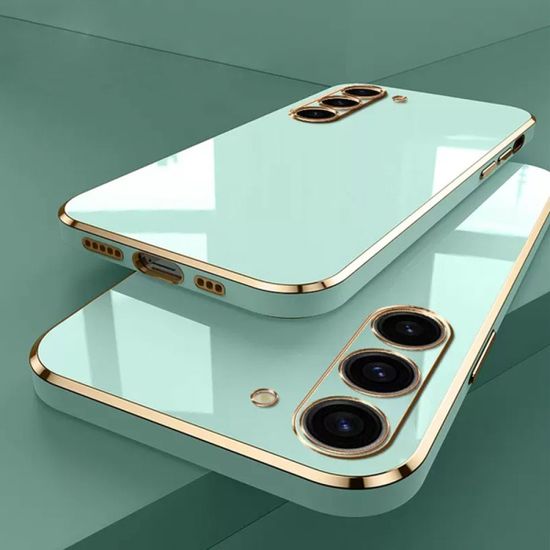 갤럭시 S23 S22 PLUS ULTRA 골드 테두리 실리콘케이스