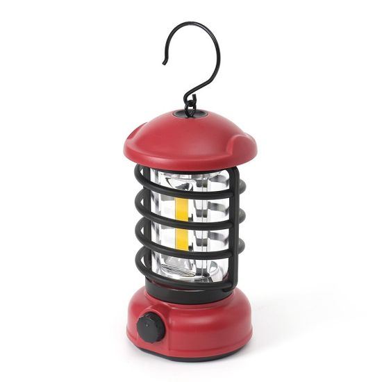 COB 레트로 감성 캠핑랜턴 L3(레드) 낚시 야외랜턴