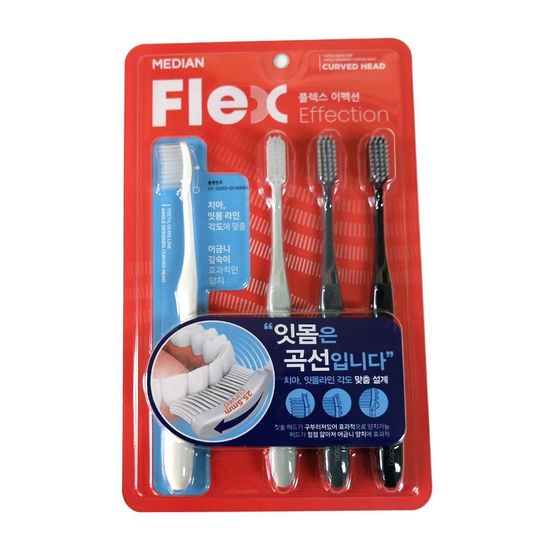 플렉스 이펙션 칫솔 4입 메 W9F3504