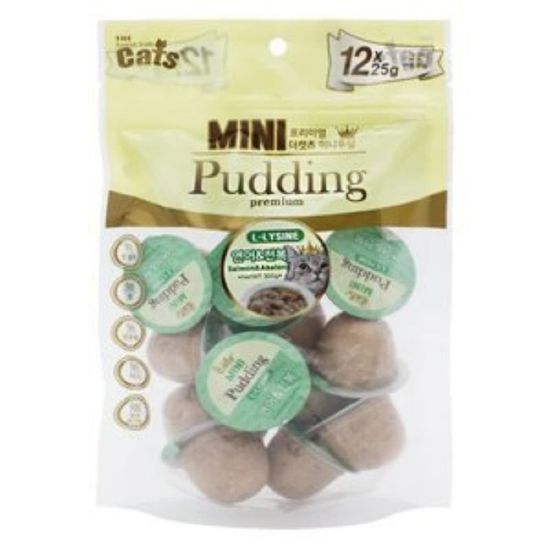 더캣츠 미니푸딩 연어n전복/25gX12개입(WD13605)