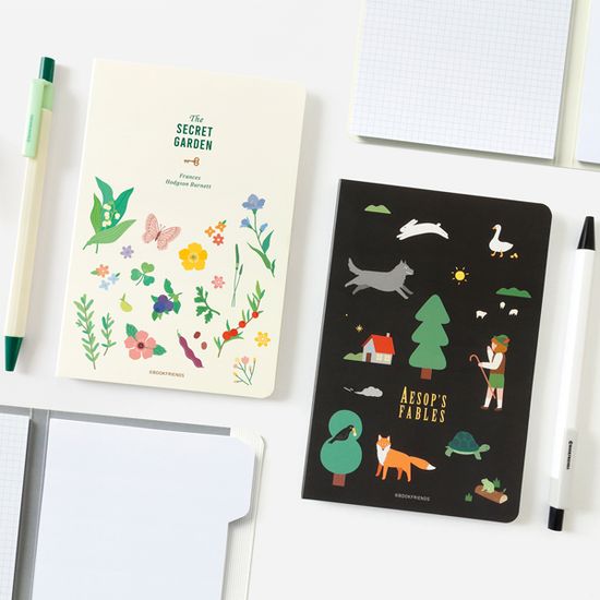 문학 듀얼 인덱스 스티키 노트