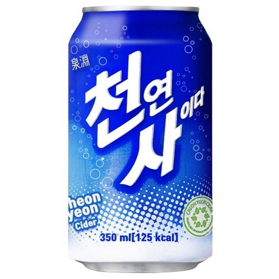 천연사이다 업소용 350ml/24캔/콜라 사이다 음료