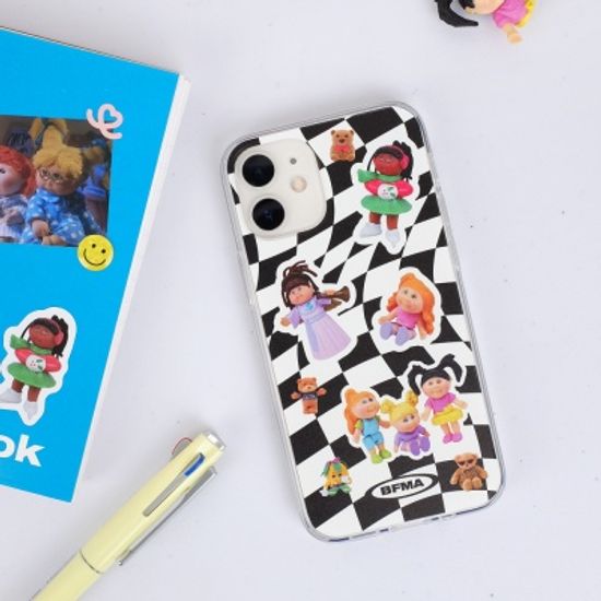 베이비 체커보드 젤하드 폰케이스