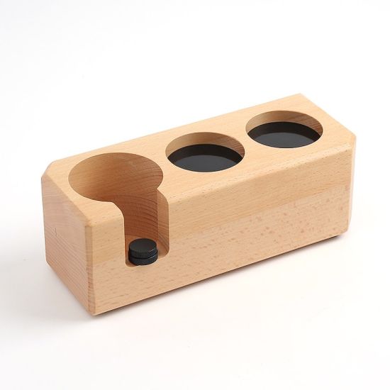 바리스타 우드 탬퍼받침대 탬핑스테이션 51mm 53mm