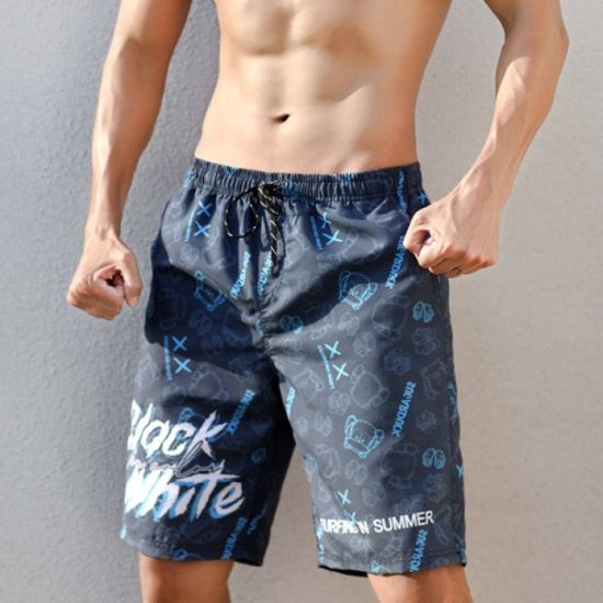 썸머비치 남성 수영바지 비치트렁크 스윔팬츠 블루