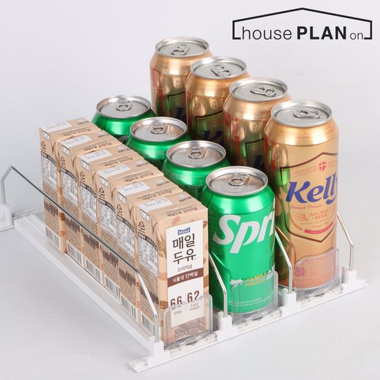 하우스플랜온 냉장고 편의점 캔 디스펜서 3칸,5칸