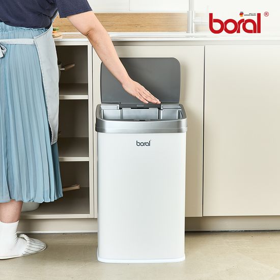 보랄 스마트 센서 자동 쓰레기통 휴지통 15L/30L/50L