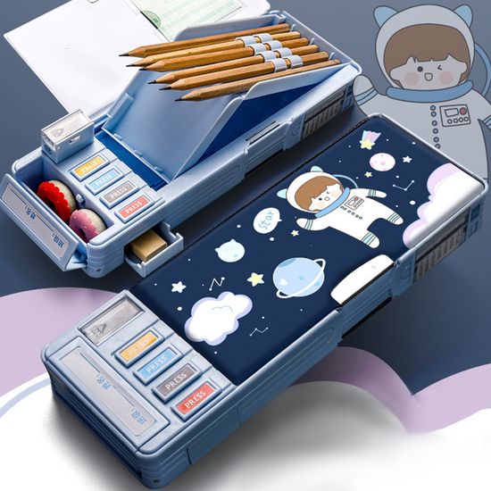 귀여운 변신 멀티 캐릭터 필통 연필 펜 파우치 케이스