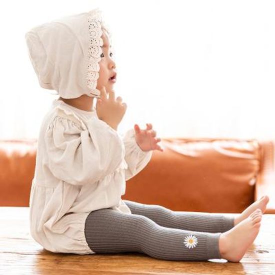 하라로이 민들레 자수 레깅스