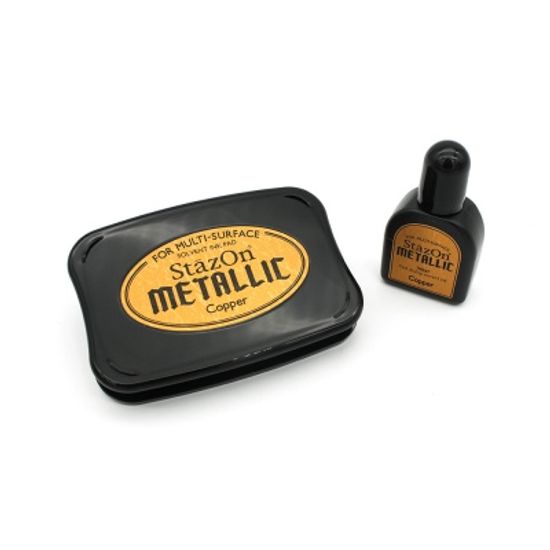 스테이즈온 메탈릭 유성 잉크패드 세트 4종