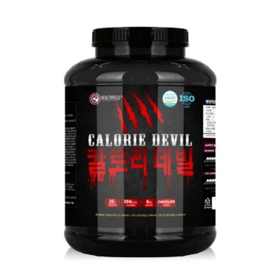 [헬스빌] 칼로리데빌 초코맛 4kg/프로틴 게이너