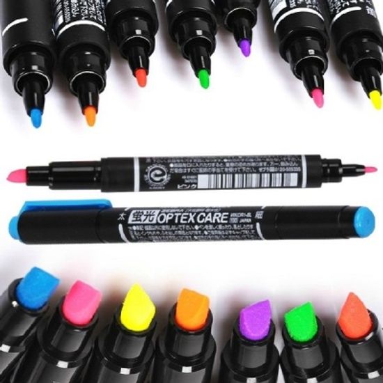 제브라 트윈닙 형광펜 옵텍스케어 10색세트 WKCR-10C