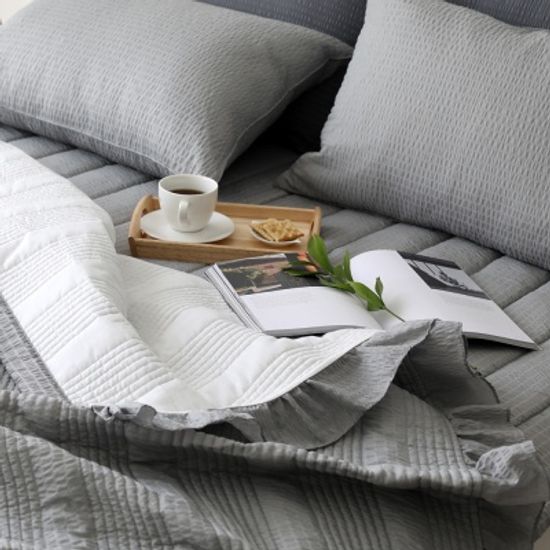 시원함을 더한 시어서커 여름차렵이불 패드 단품 세트