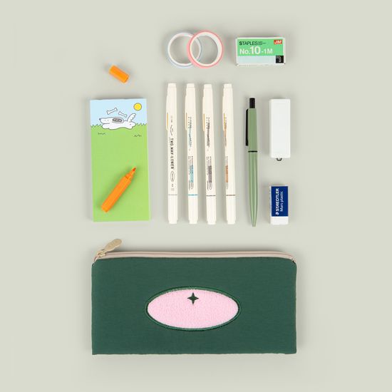 Airy 슬림 필통 Berry 3종